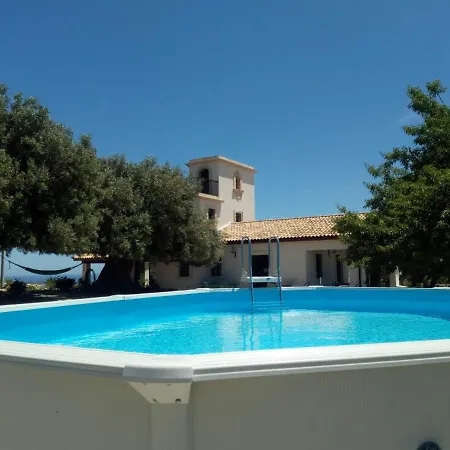 Trappeto Dellago With Sea View, Pool, Parking & Wi-fi *